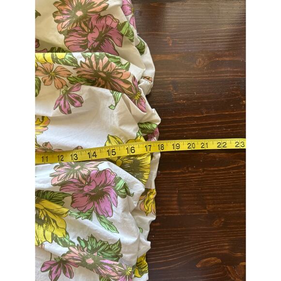 AFRM Freya Floral Bubble Mini Skirt 27 Coquette Ballet Soft Girl Spring Easter - Picture 11 of 12